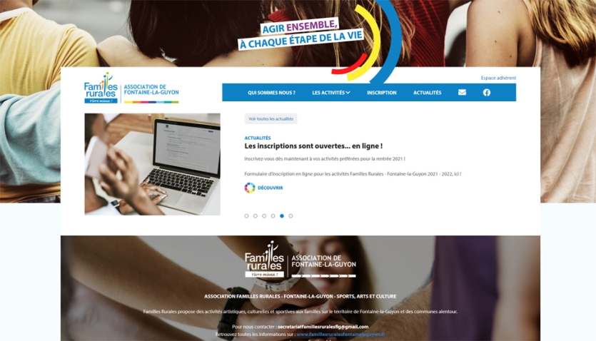 MAINTENANCE DU SITE INTERNET