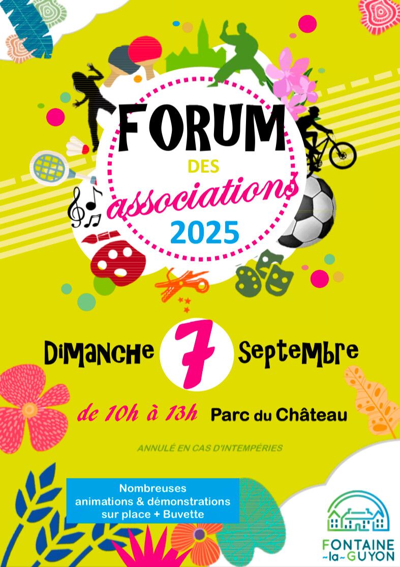 FORUM DES ASSOCIATIONS DIMANCHE 7 septembre 2025