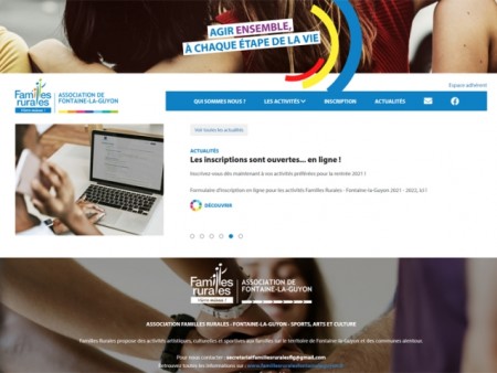MAINTENANCE DU SITE INTERNET